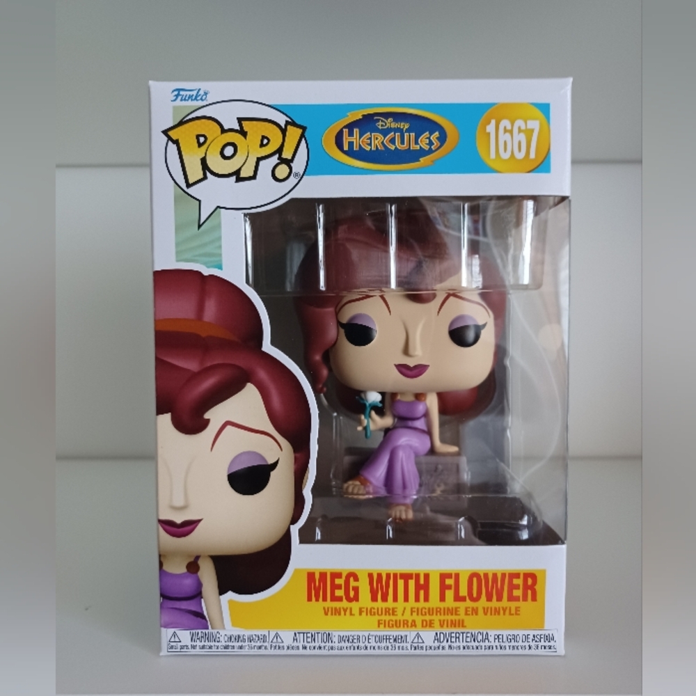Disney Meg With Flower From‎ Hercules 1667 Disney Movies Vinyl Figure Funko Pop